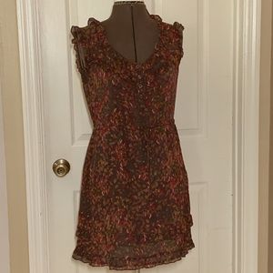 Flirty J Crew Dress Multi Color sz 6